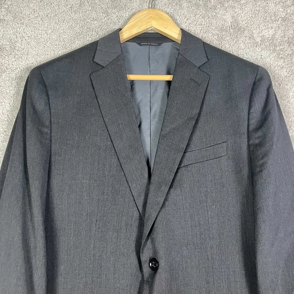 Banana Republic Blazer Mens 40R Gray Lanificio F.lli Cerruti Tailored Fit Jacket